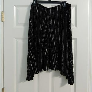 Black and Grey Skirt